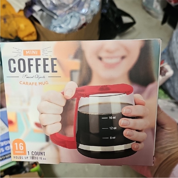 NEW COFFEE MUG THAT LOOKS LIKE A COFFEE POT ! HOLDS 16OZ - Picture 2 of 4